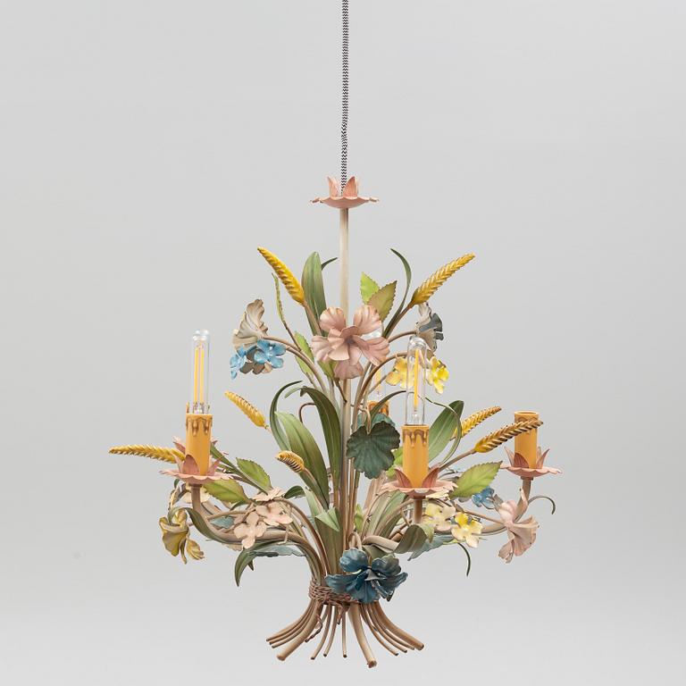 A ceiling lamp, Italy, late 20th century.