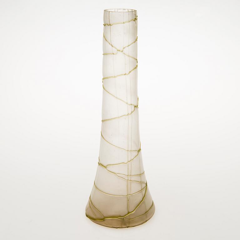 An early 20th Century Jugend style glass vase.