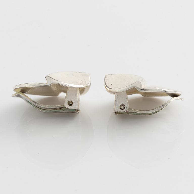 Lapponia, earrings, silver, 1984.