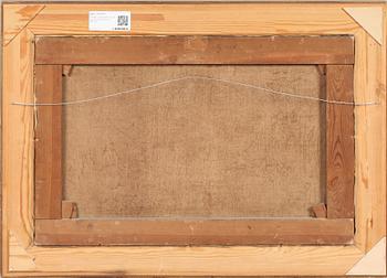 OKÄND KONSTNÄR, olja på duk, otydligt signerad, 1800-tal.
