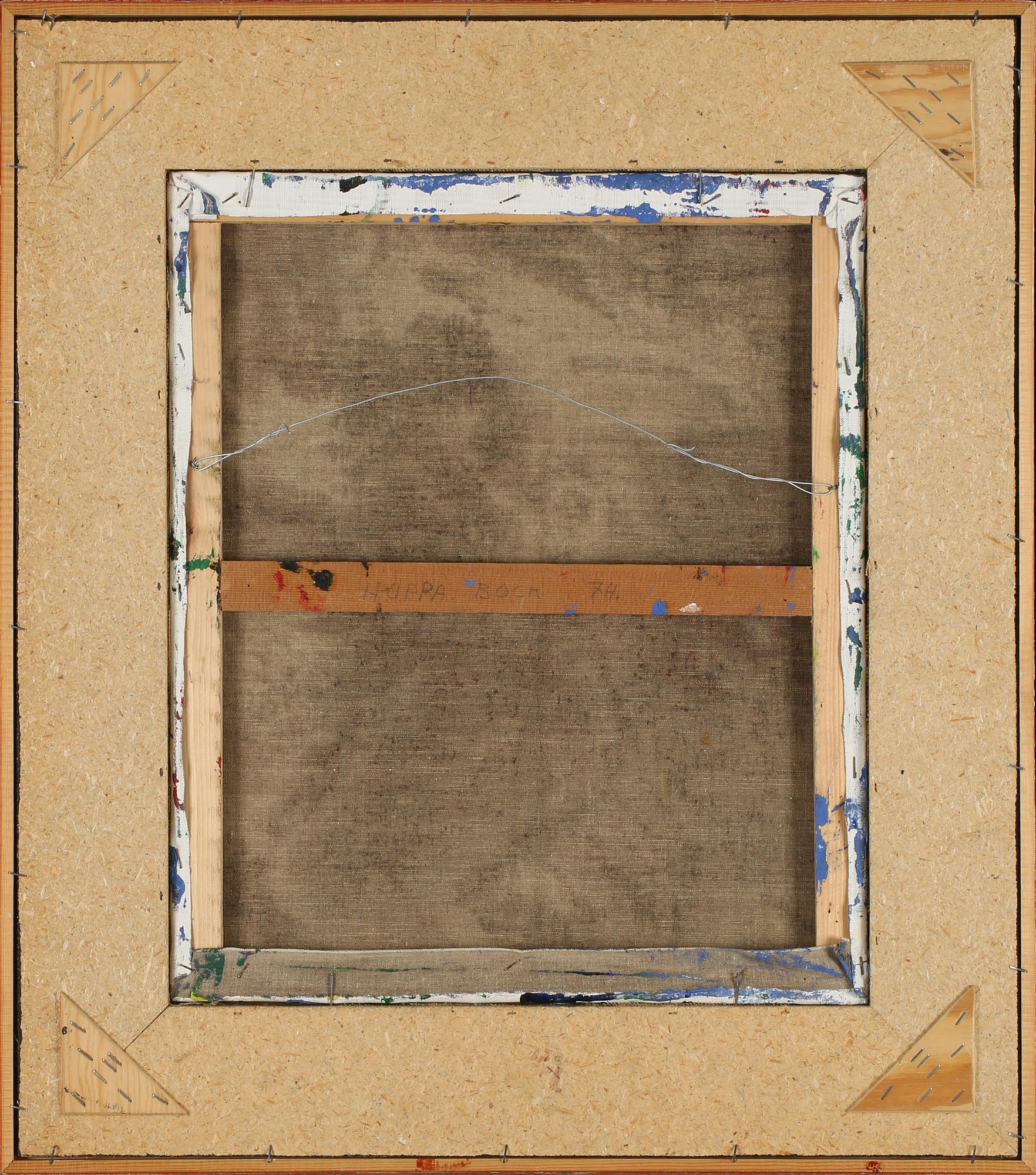 BENGT LINDSTRÖM, olja på duk, signerad och daterad à tergo -74.