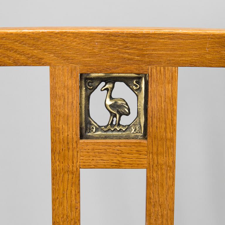 Eliel Saarinen, ruokapöytä ja tuoleja, 6 kpl, "Cranbrook", Adelta Oy, 1900-luvun loppu.