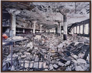 Yves Marchand & Romain Meffre, "Book Depository, ex Roosevelt Warehouse, Detroit", 2007.