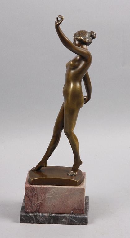 OTTO SCHMIDT-HOFER, skulptur, brons, sign.