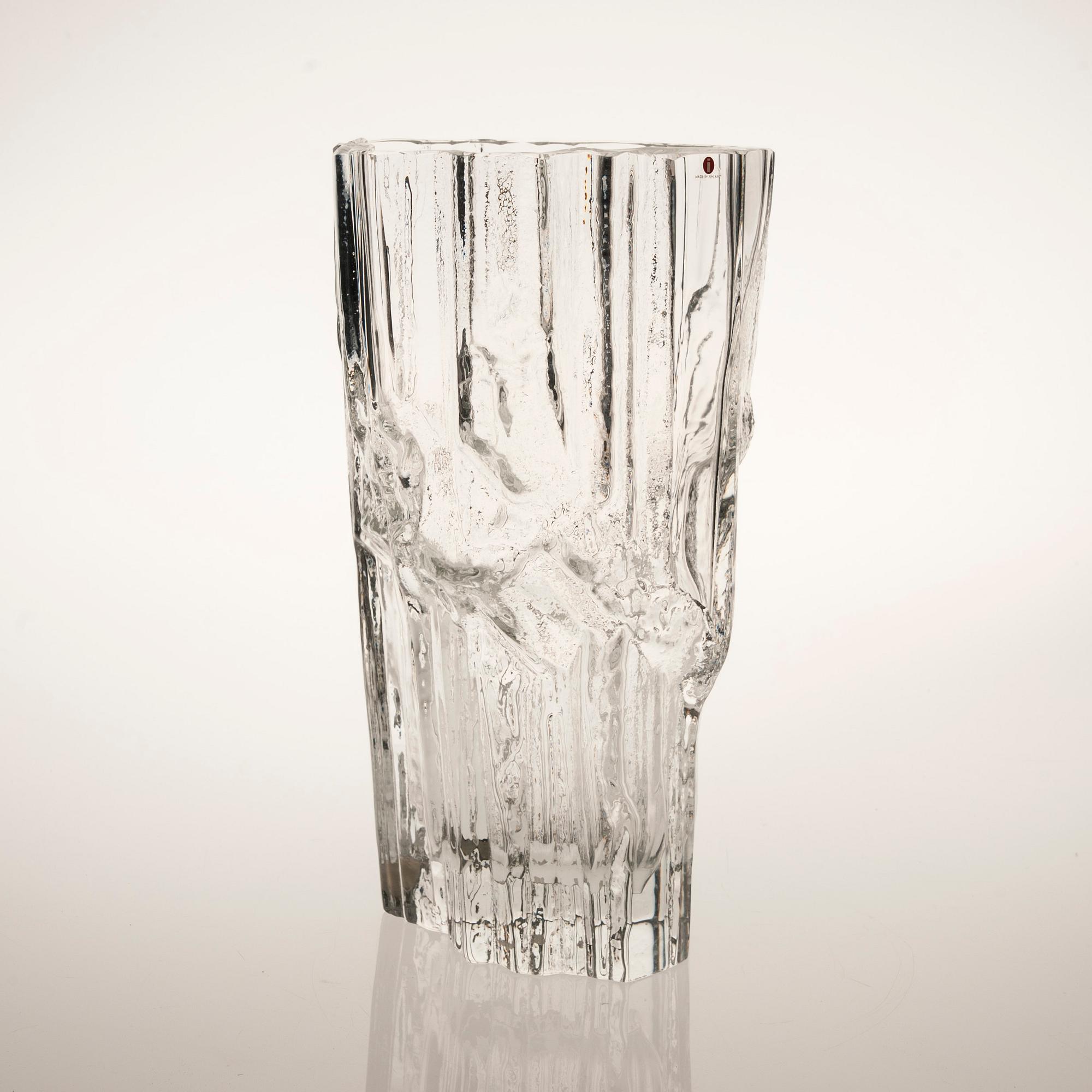 VAS, glas, "Marmora" signerad Tapio Wirkkala 3544.