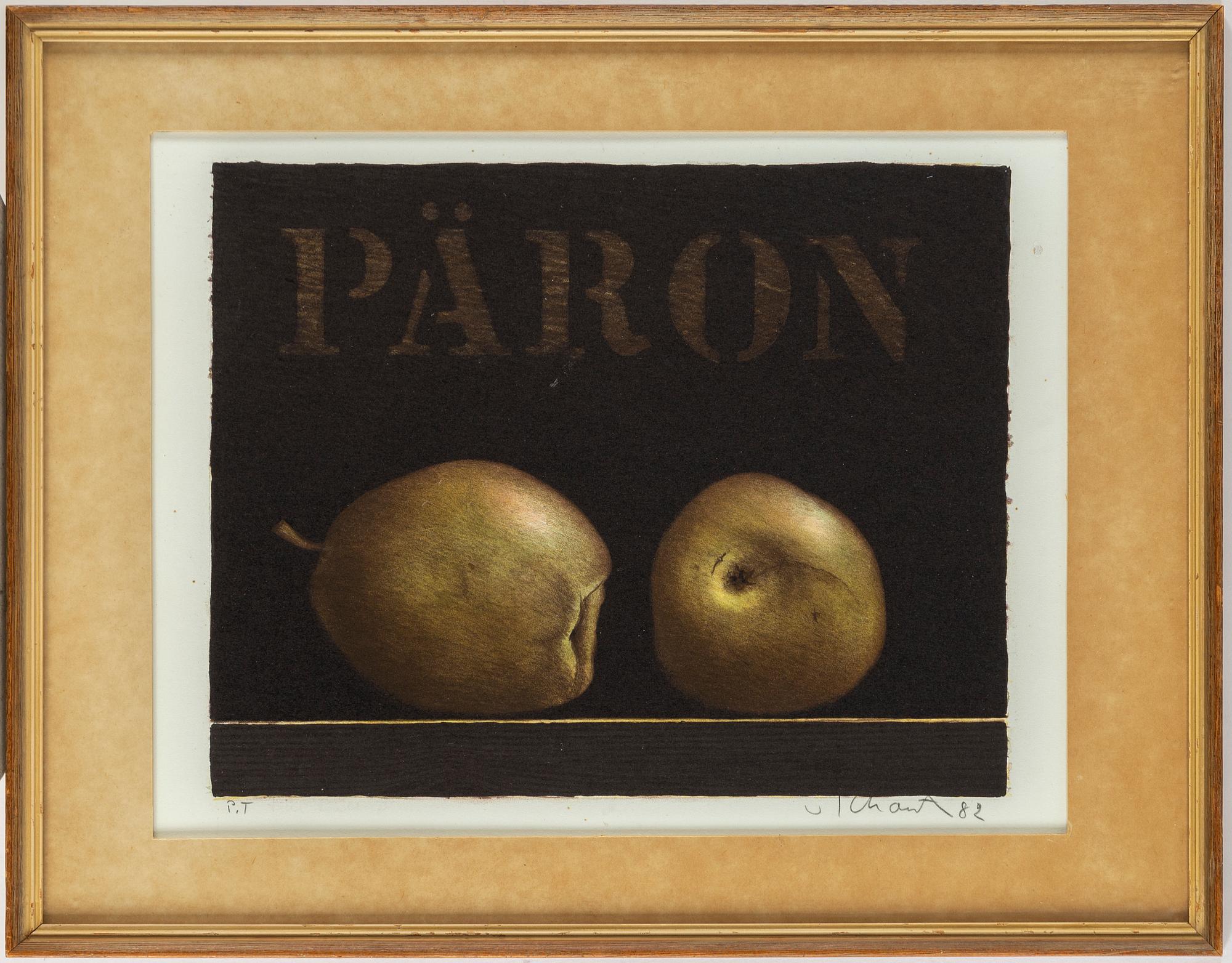 PHILIP VON SCHANTZ, litograph. Signed. Dated. Image 19 x 23.5 cm.