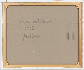 Astrid Sylwan, "Green fall cutout".