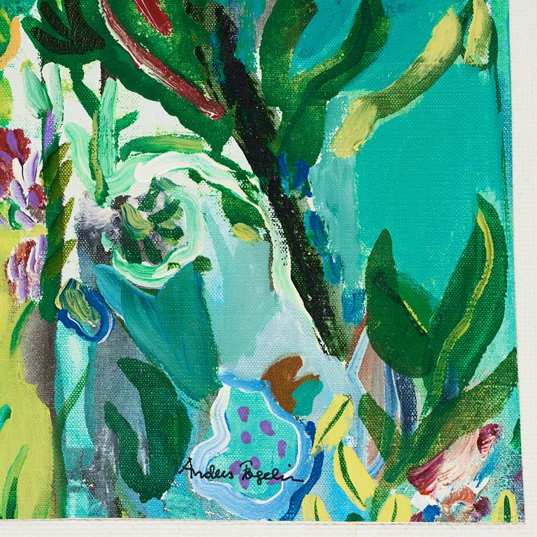 Anders Fogelin, oil on canvas/panel, signed.