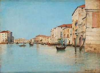 557. Wilhelm von Gegerfelt, Canal Grande, Venezia.