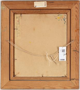 Pelle Åberg, oil on paper-panel, signed.