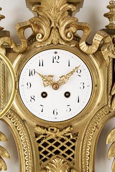 VÄGGPENDYL, Louis XVI-stil, Japy & Freres, Frankrike, omkring 1900-tal.