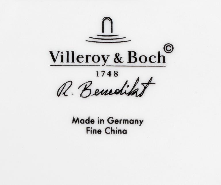 TESERVIS, 15 delar, Villeroy & Boch, "Benedikt and friends africa", 2000-tal.