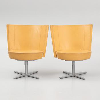 Kersti Sandin Bülow & Lars Bülow, armchairs, a pair, "Centrum Grande", Materia.