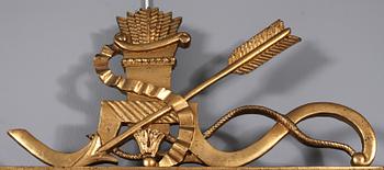 SPEGELLAMPETTER, ett par, empir, 1800-talets första hälft.