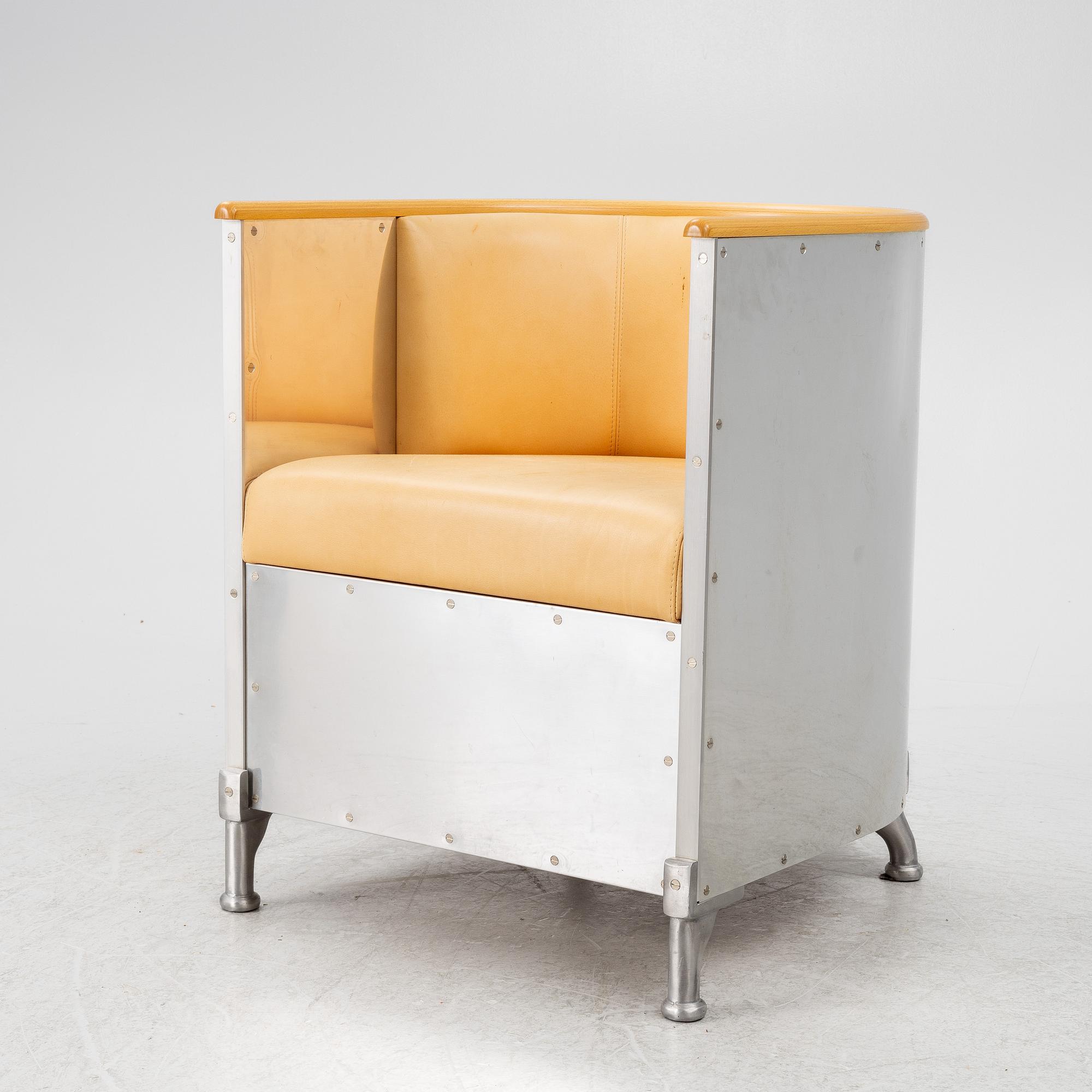 Mats Theselius, armchair 'Aluminium', Källemo.