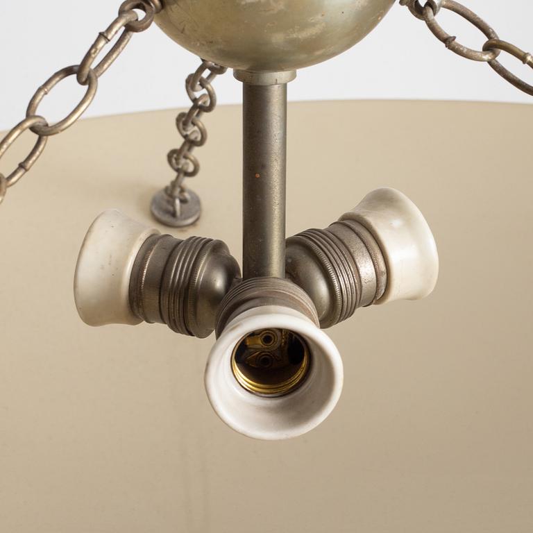 An Art Deco ceiling lamp, 1930s.