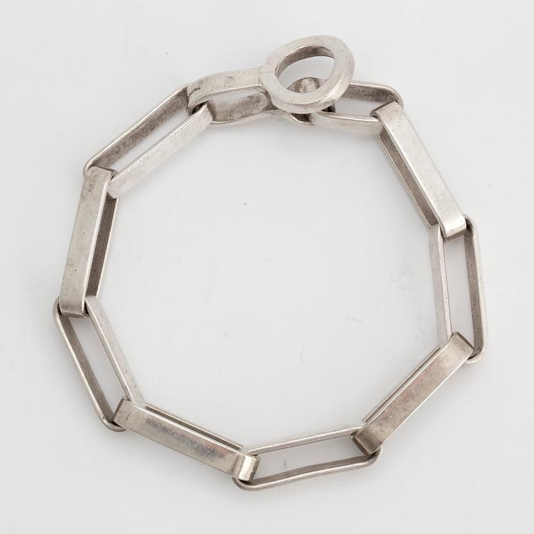 CECILIA JOHANSSON, armband, silver, Göteborg, 1969.
