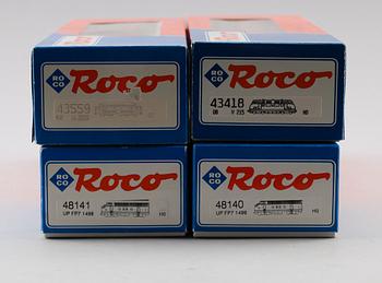 SAMLING MODELLTÅG, 4 delar, Roco, Österrike.