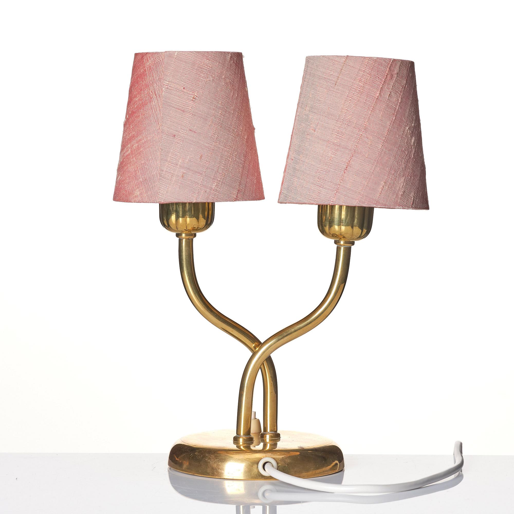 Harald Notini, bordslampa, modell "15543", Arvid Böhlmarks Lampfabrik, Stockholm, 1950-tal.