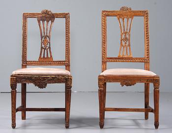 STOLAR, ett par, Lindome, 1700/1800-tal.