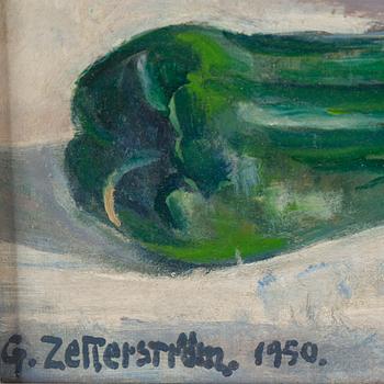 GUNNAR ZETTERSTRÖM, oil on panel, signed and dated 1950.