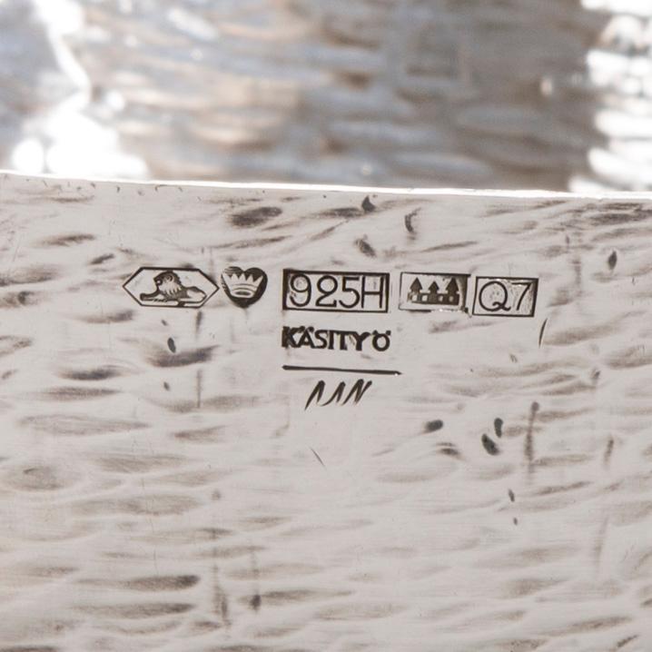 TAPIO WIRKKALA, SKÅL. Sign. TW. Silver 925, Kultakeskus Tavastehus 1969.