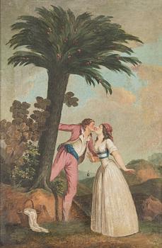 Seinäpaneeli, Ranska, noin 1800-luku.
