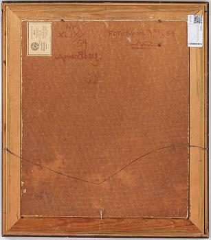 ARNE ÖDBERG, oil on panel, signed and dated -54 verso.