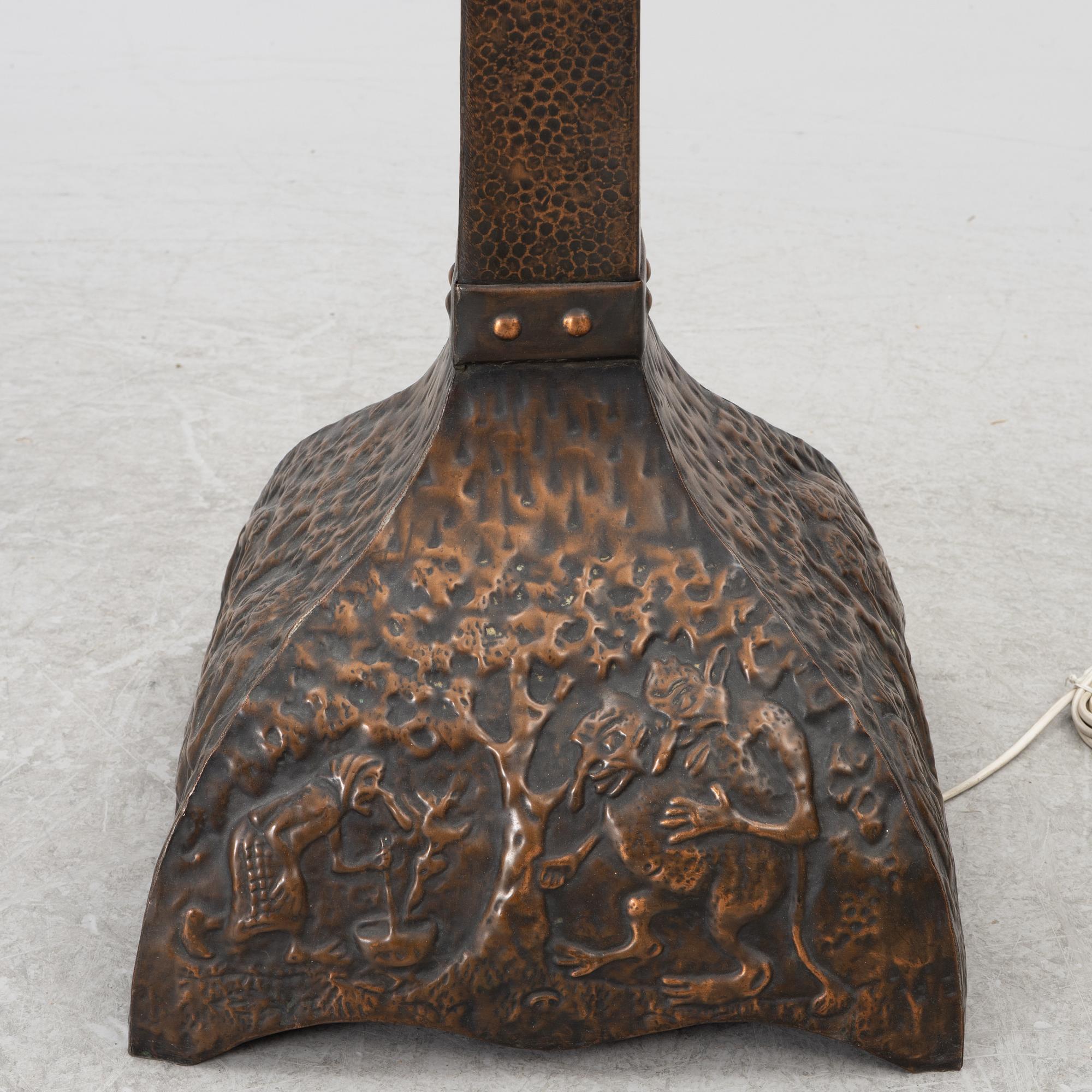 Jugend/Art Nouveau, Floor lamp, early 20th century.