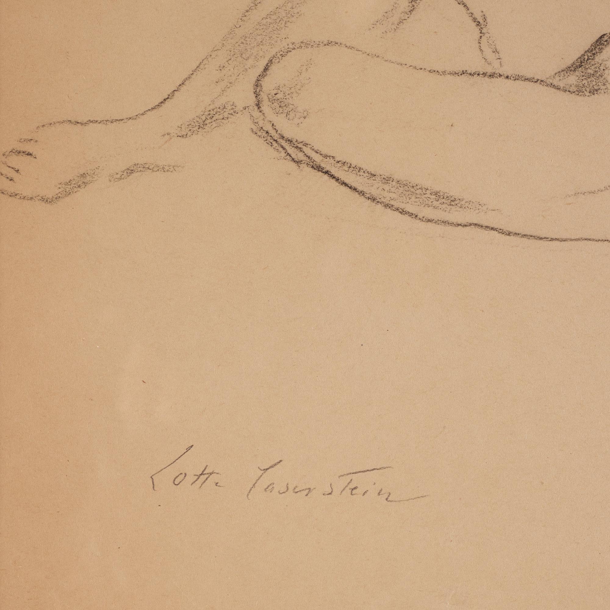 Lotte Laserstein, "Liegender Akt (Traute Rose)".
