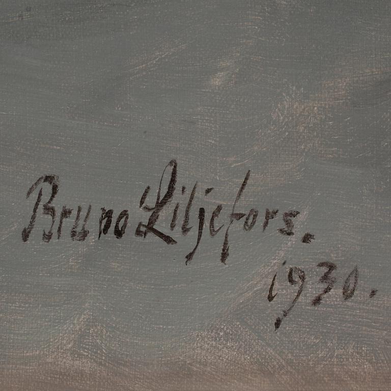 Bruno Liljefors, Örn och Alfågel.