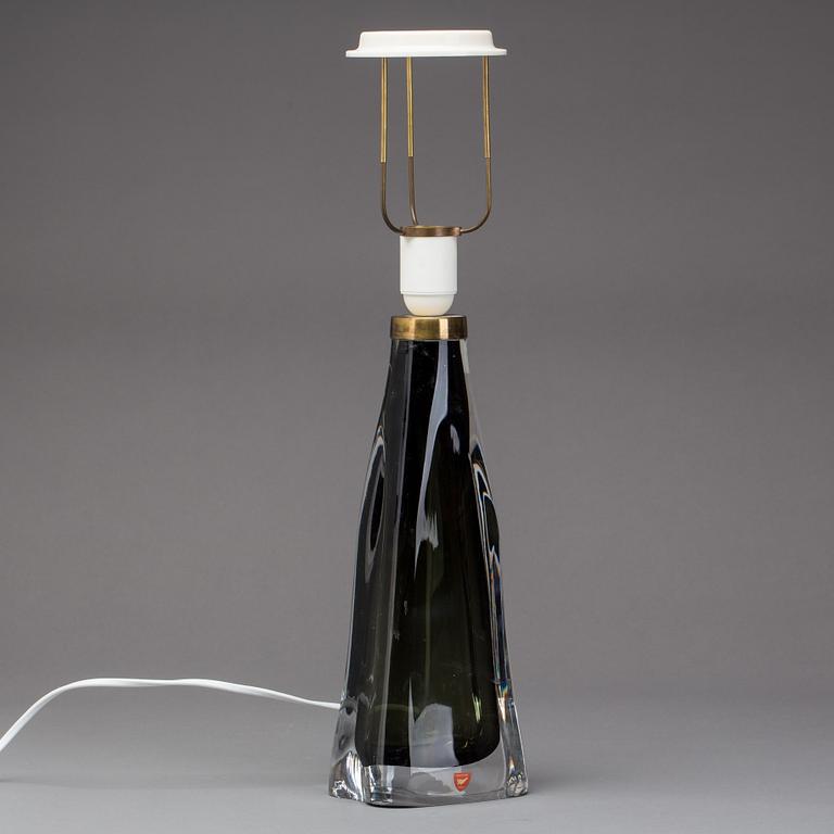 CARL FAGERLUND, a glass table lamp.