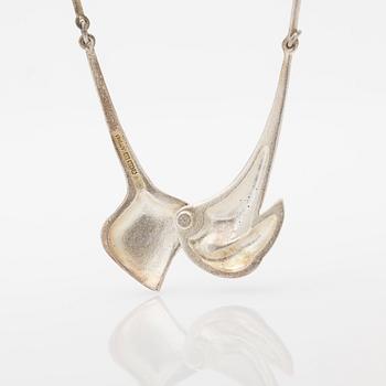 Björn Weckström, collier, sterling silver, för Lapponia, Finland.