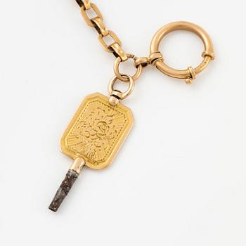A gold pocketwatch by P. Ramstesdt (watchmaker in Stockholm 1782-1801), 1786.