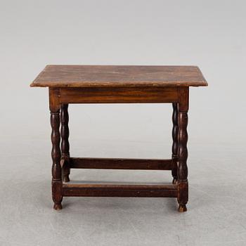 A 18th century table.