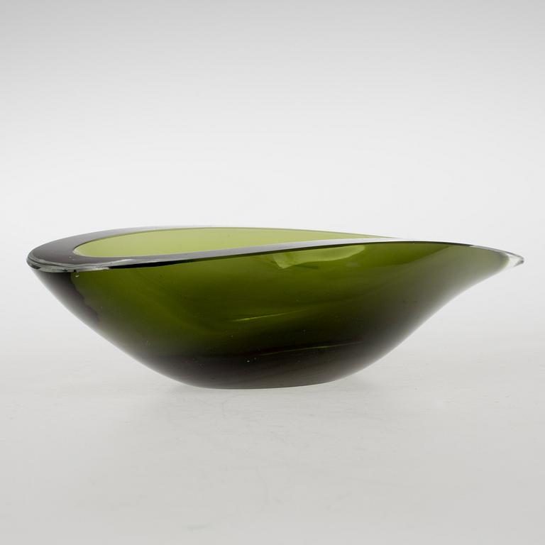 SKÅL, glas, Kaj Franck, Nuutajärvi Notsjöö, signerad  och daterad otydligt -57.
