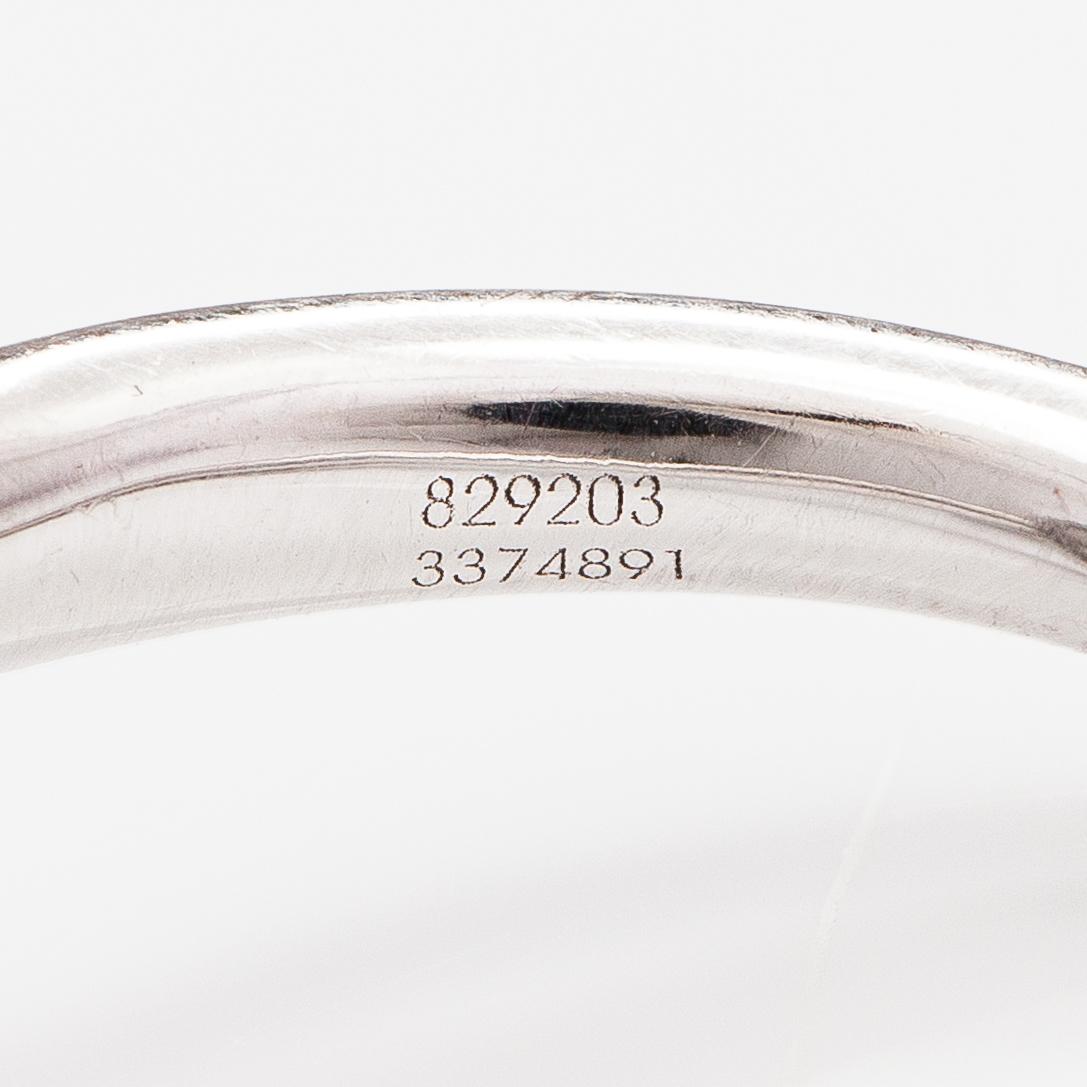 Chopard, Ring "Happy diamonds", 18K vitguld, diamanter ca 0.13 ct tot. Märkt.