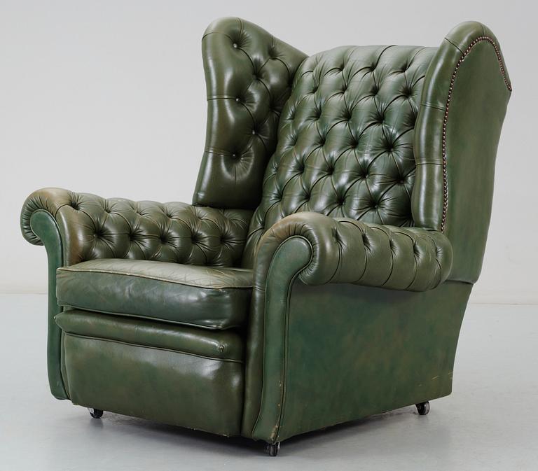 FÅTÖLJ, engelsk stil, 1900-tal.