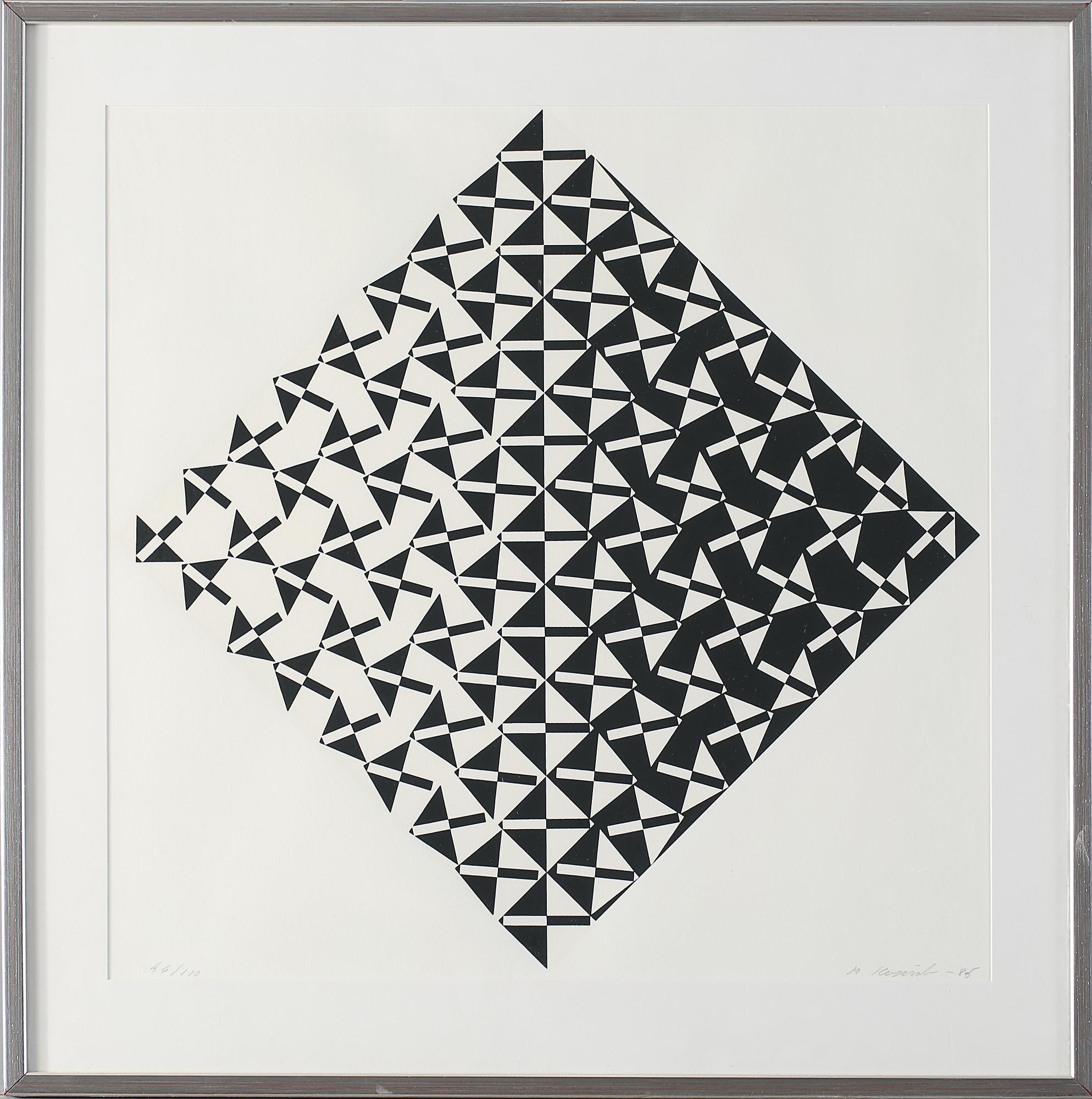 MATTI KUJASALO, serigrafi, signerad, daterad -85 och numrerad 46/110.