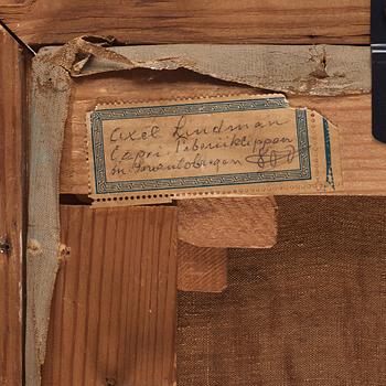 Axel Lindman, Capri, Tiberioklippan vid Sorrentohalvön.