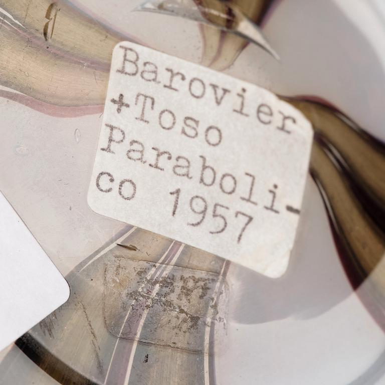 Ercole Barovier, fat "Parabolico", Barovier & Toso, Murano Italien 1950-60-tal.