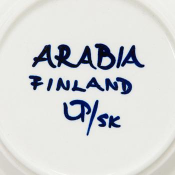 Ulla Procopé, a 46-piece set of 'Valencia' porcelain dinnerware for Arabia.