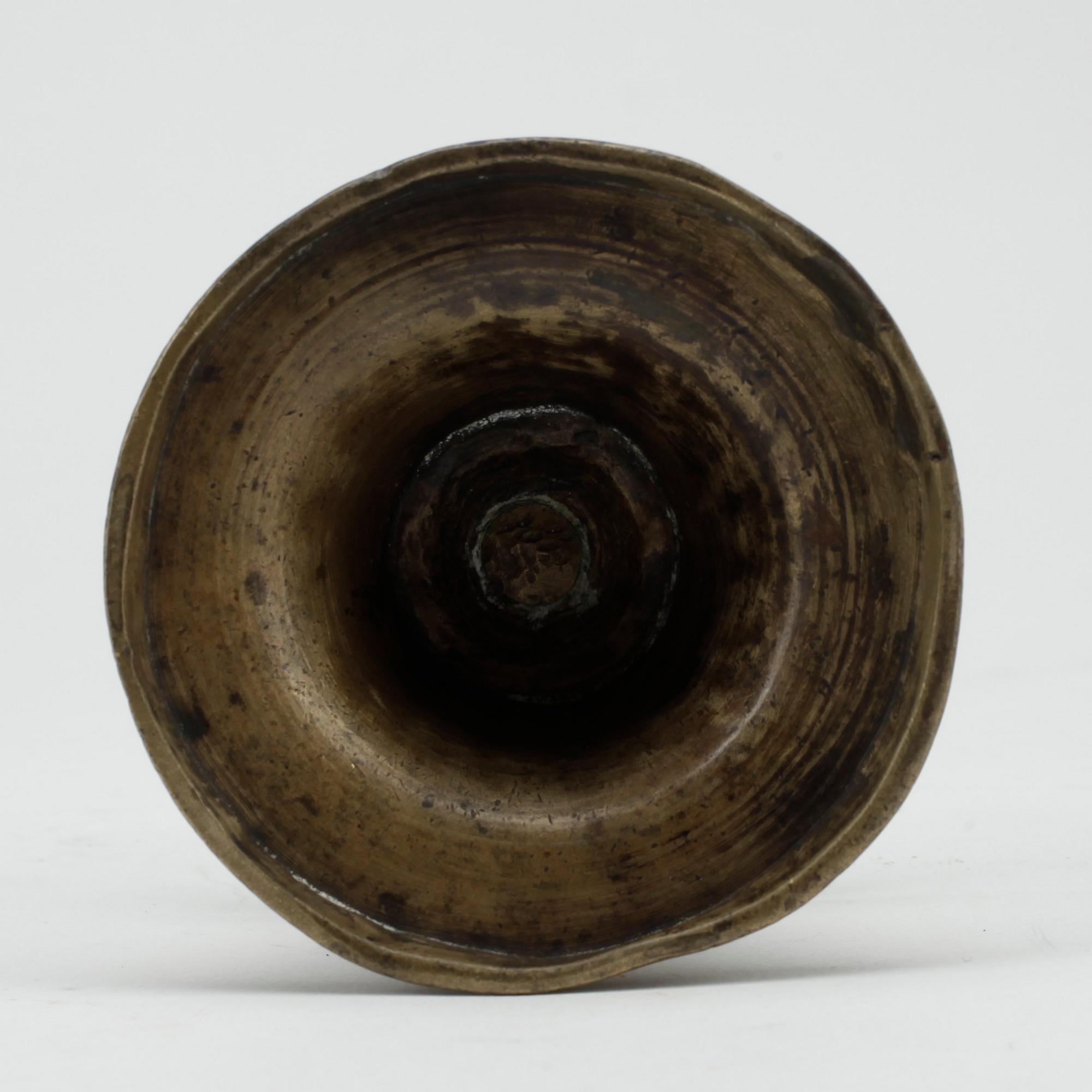 LJUSSTAKE, mässing, 1500-tal.