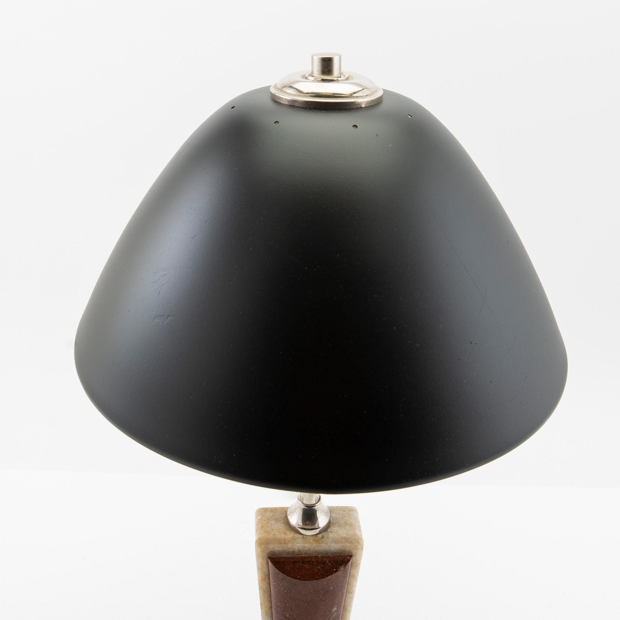 Table lamp, 20th century.