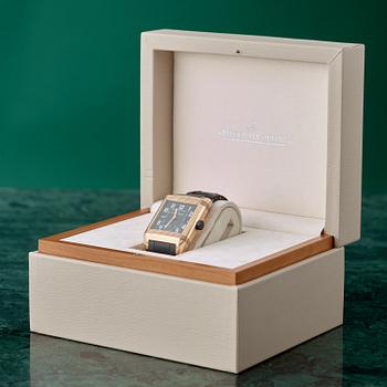 JAEGER-LeCOULTRE, Reverso, Squadra Hometime Black, 1000 Hours, wristwatch 35 x 40,5 (50,5) mm.