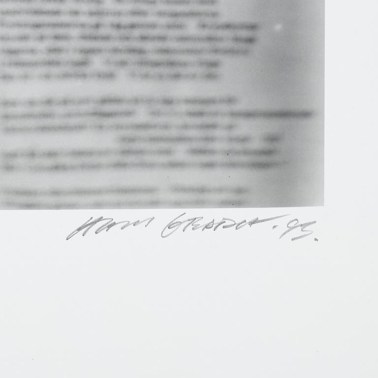 Hans Gedda, Stilleben med fisk, 1983.