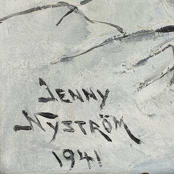 JENNY NYSTRÖM, olja på duk, signerad och daterad 1941.