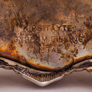 Two five-light silver candelabra, Kultakeskus, Hämeenlinna, Finland 1945 and 1985/-86.