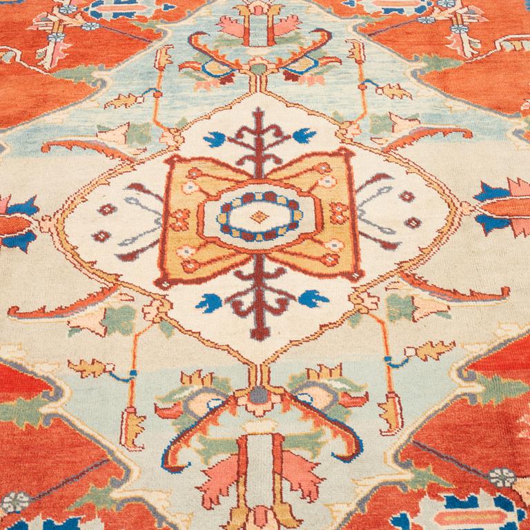 Matta, Västpersisk, Heriz-mönster, ca 380 x 301 cm.