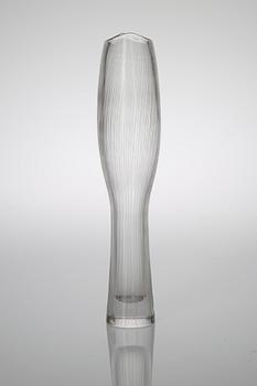 A Tapio Wirkkala glass vase, Iittala, Finland 1958, model 3545.